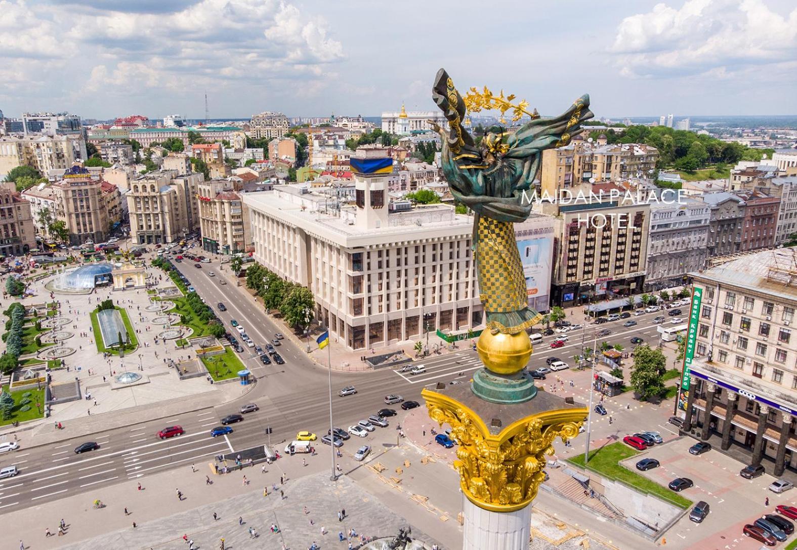 Maidan Palace Hotel Kiev Exterior foto